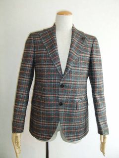 WOOL CHECK JACKET