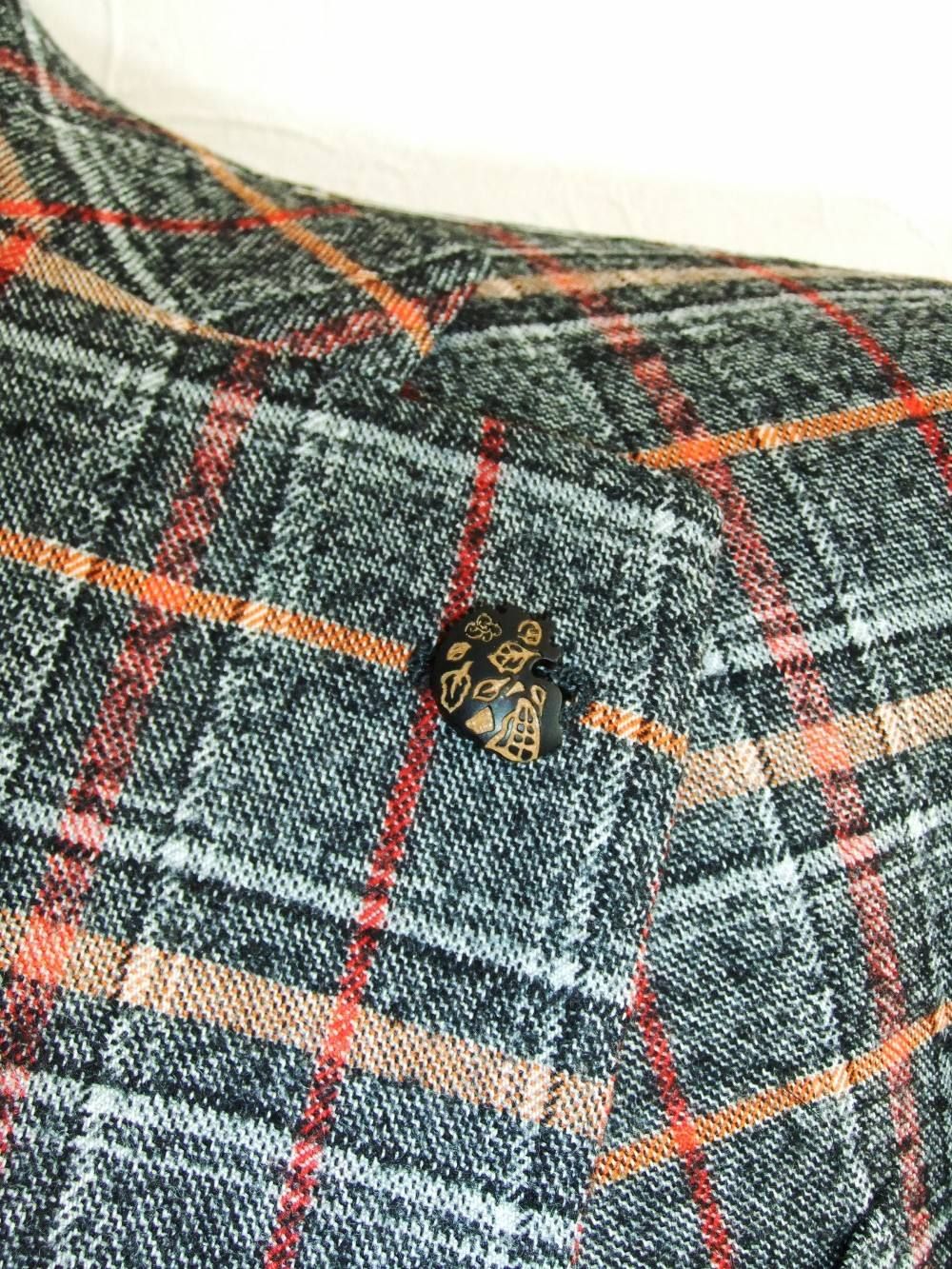 WOOL CHECK JACKET