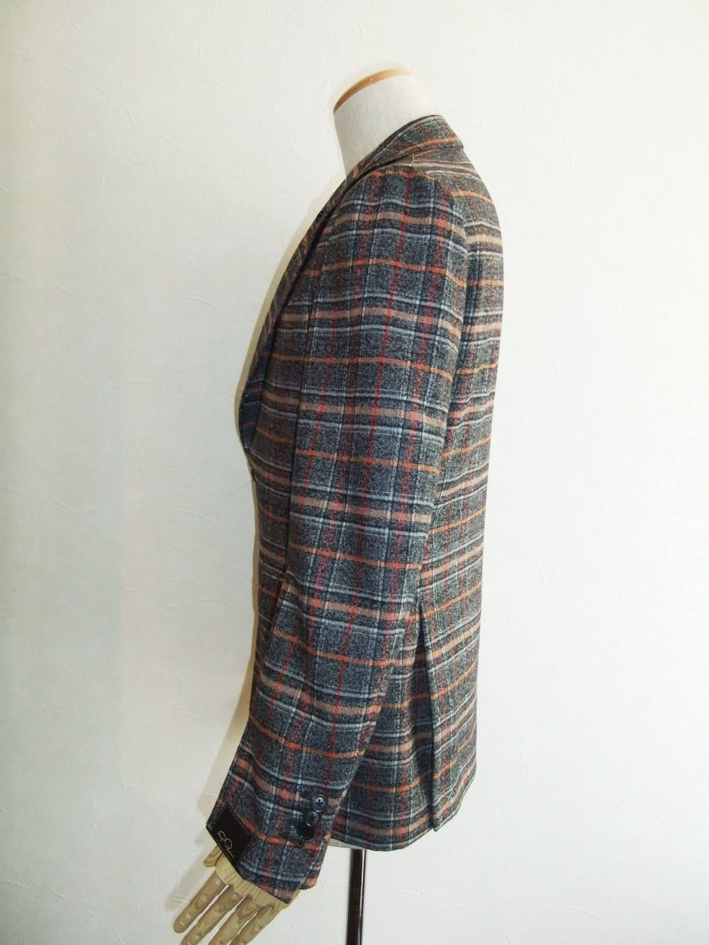 WOOL CHECK JACKET