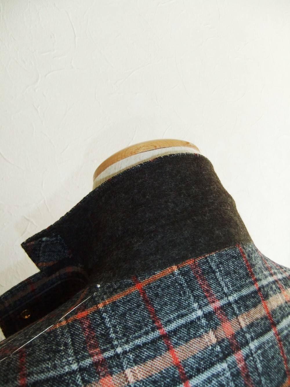 WOOL CHECK JACKET