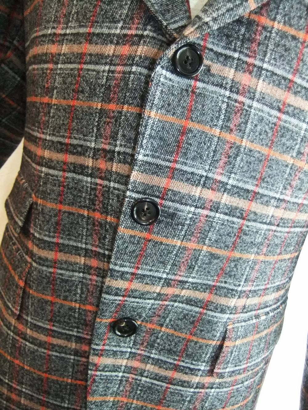 WOOL CHECK JACKET