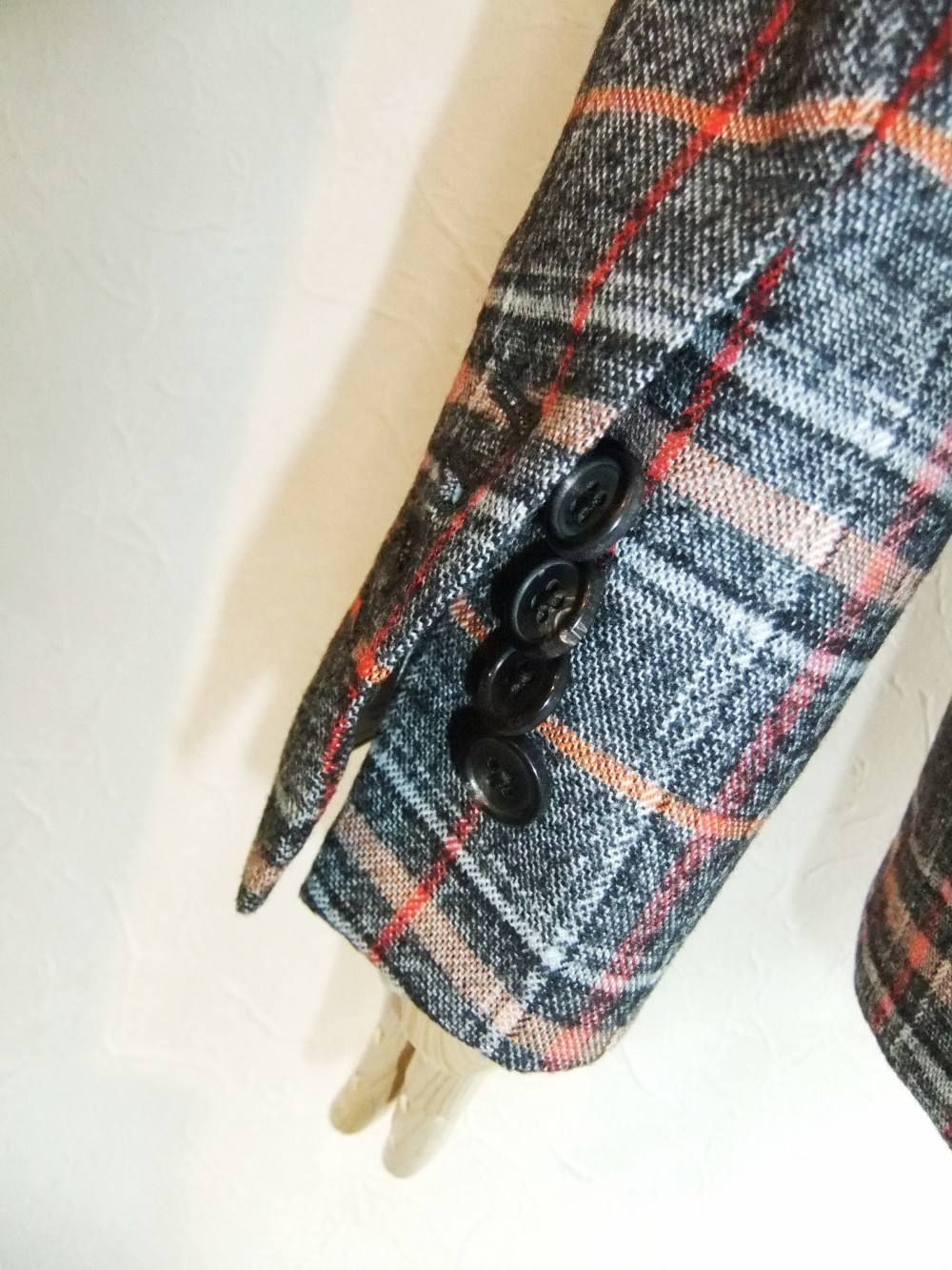 WOOL CHECK JACKET