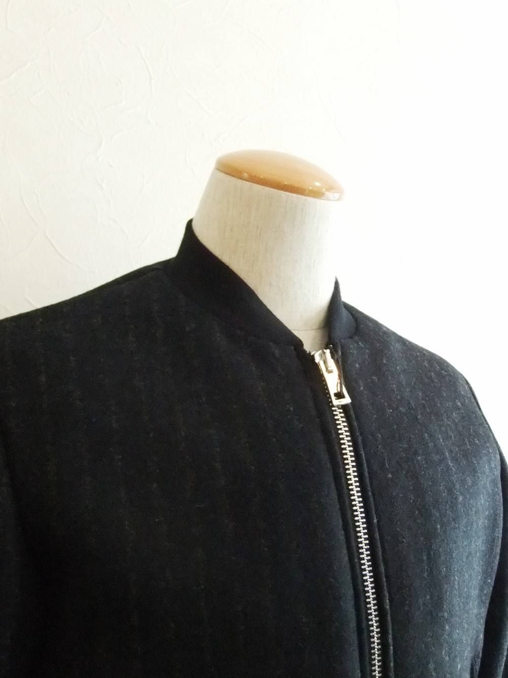 ウールジャージーブルゾン STRIPE WOOL BLOUSON