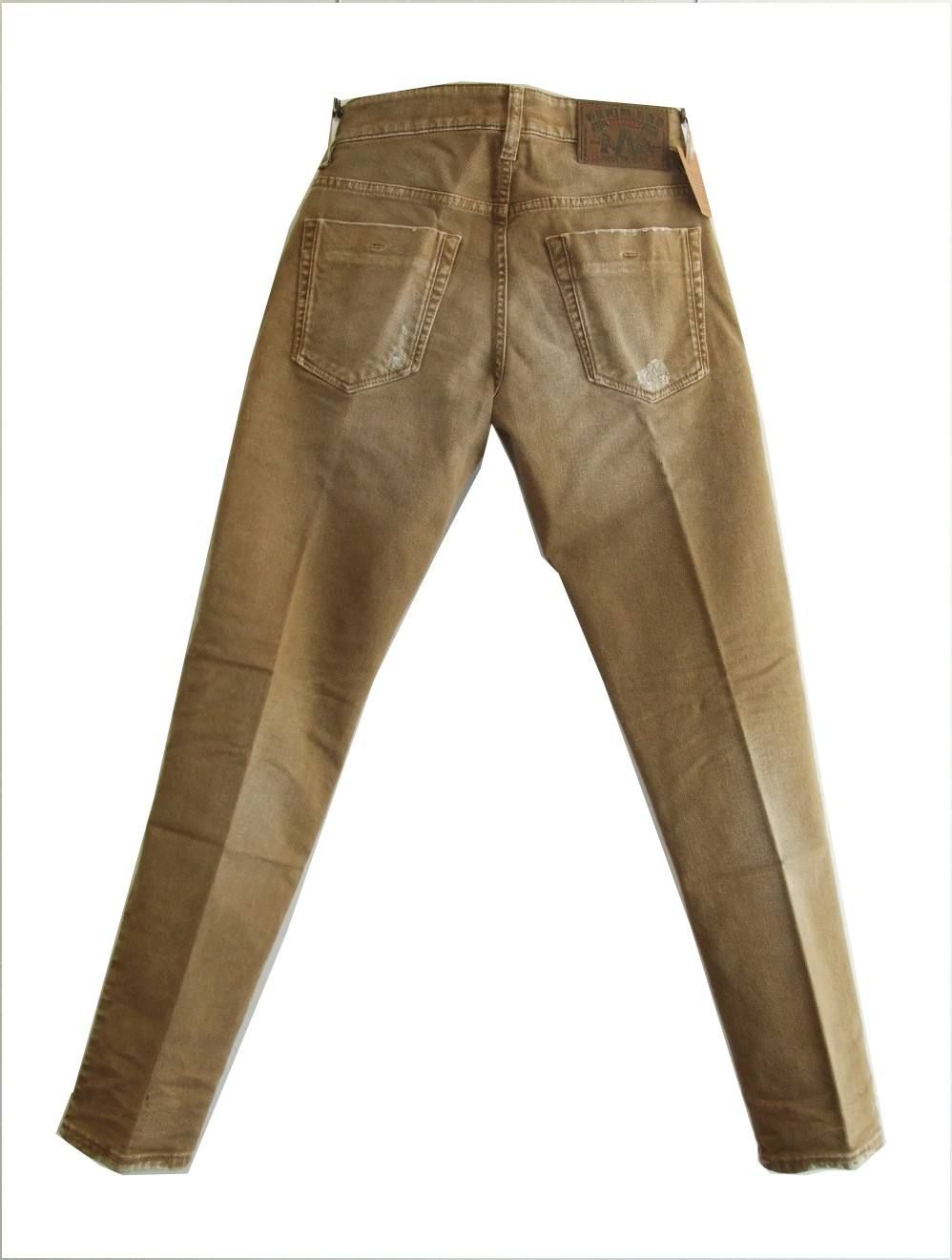 COLOR DAMAGE ANKLE CUT DENIM カラーダメージデニム