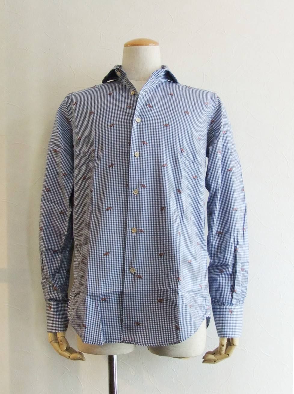 LARDINI (ラルディーニ) ギンガム チェック シャツ