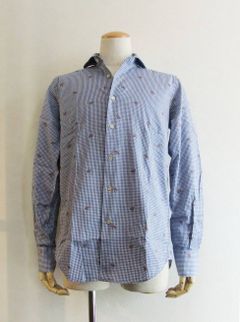 LARDINI (ラルディーニ) ギンガム チェック シャツ