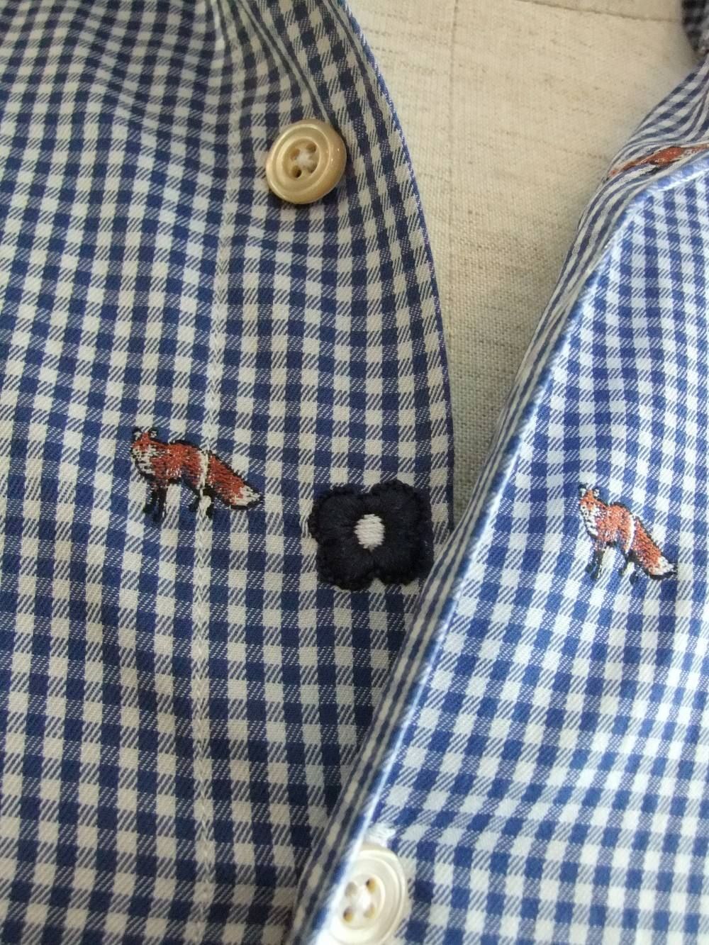 LARDINI (ラルディーニ) ギンガム チェック シャツ