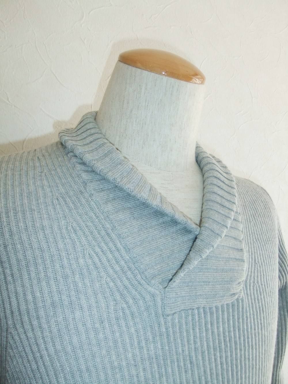 ショールカラー V/N RIB KNIT 505C2