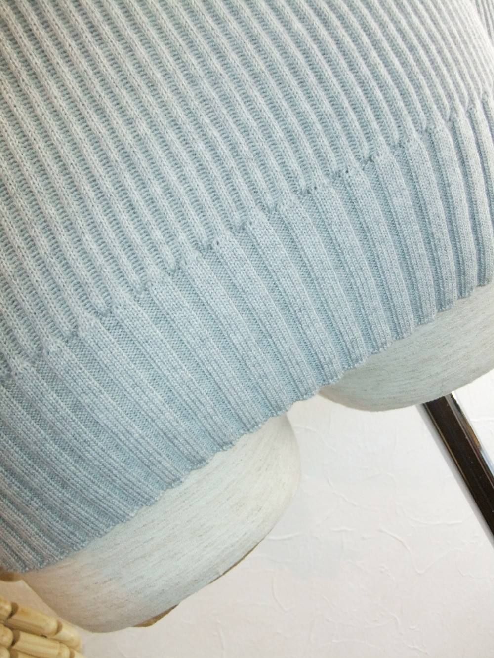 ショールカラー V/N RIB KNIT 505C2