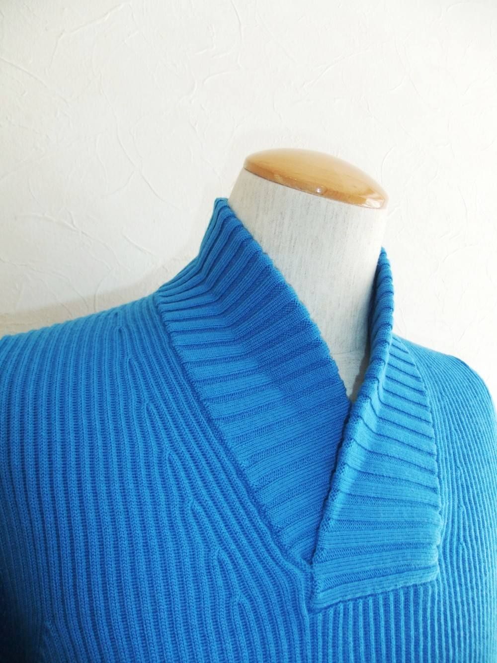 ショールカラー V/N RIB KNIT 505C2