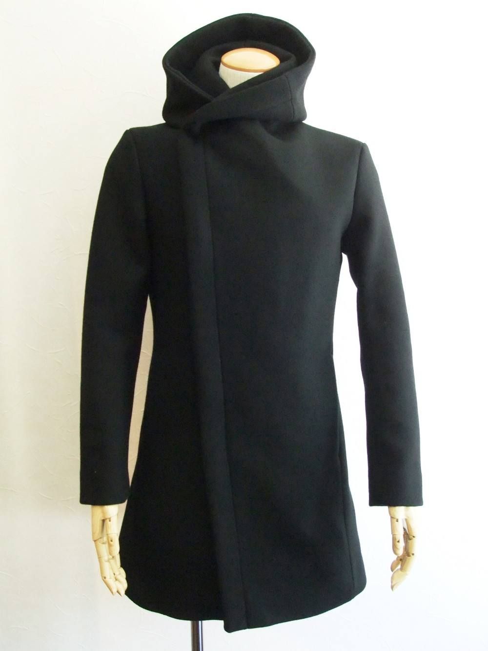 WRAP HOODED COAT