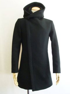 WRAP HOODED COAT