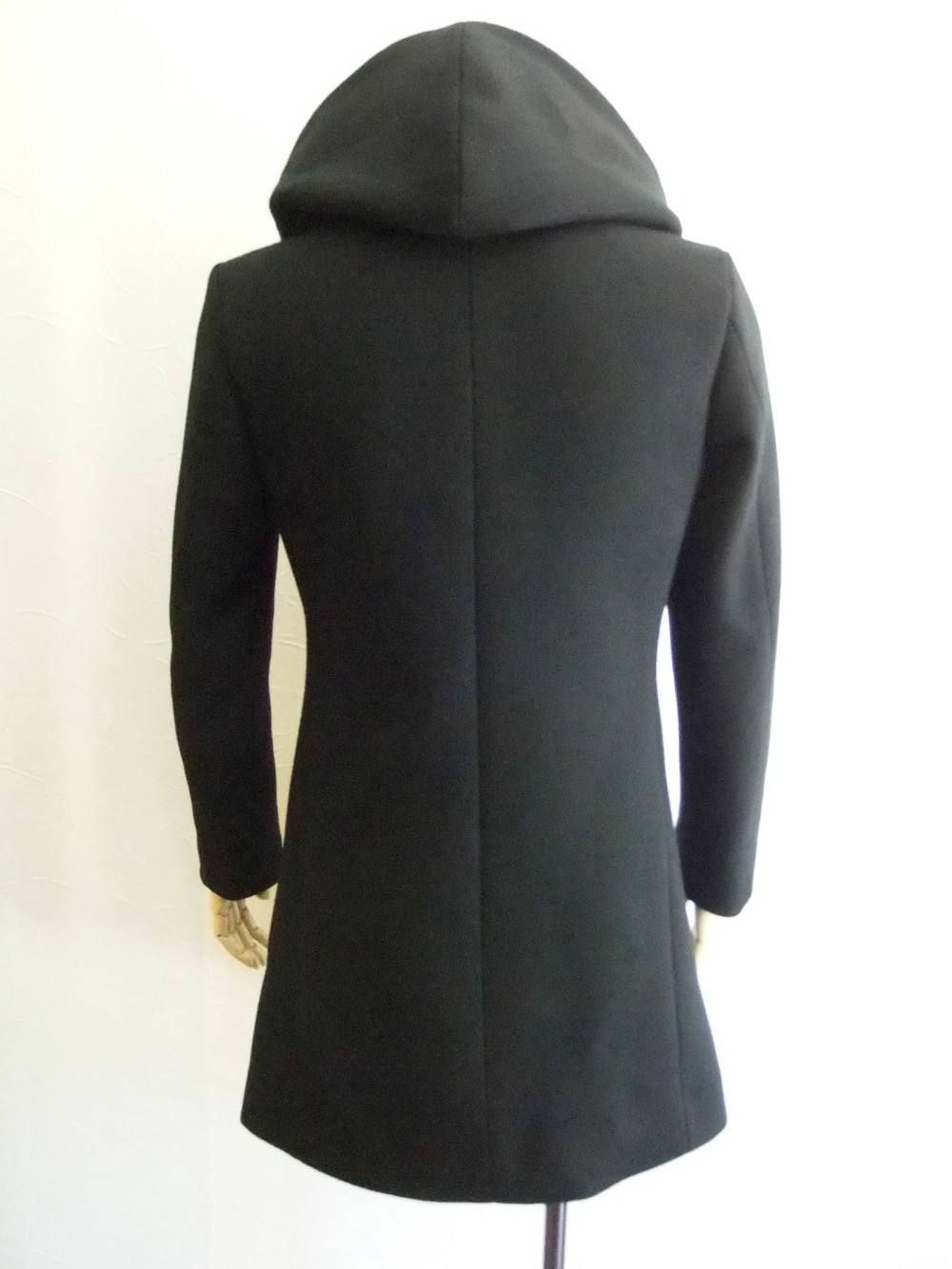 WRAP HOODED COAT