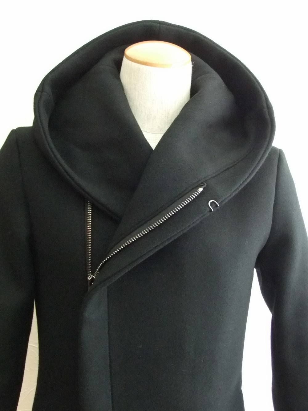 WRAP HOODED COAT