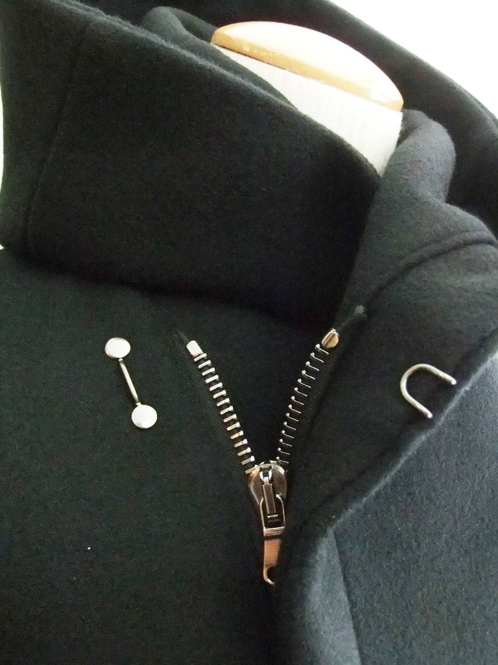 WRAP HOODED COAT