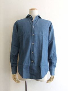 LARDINI (ラルディーニ) コットン ダンガリー シャツ