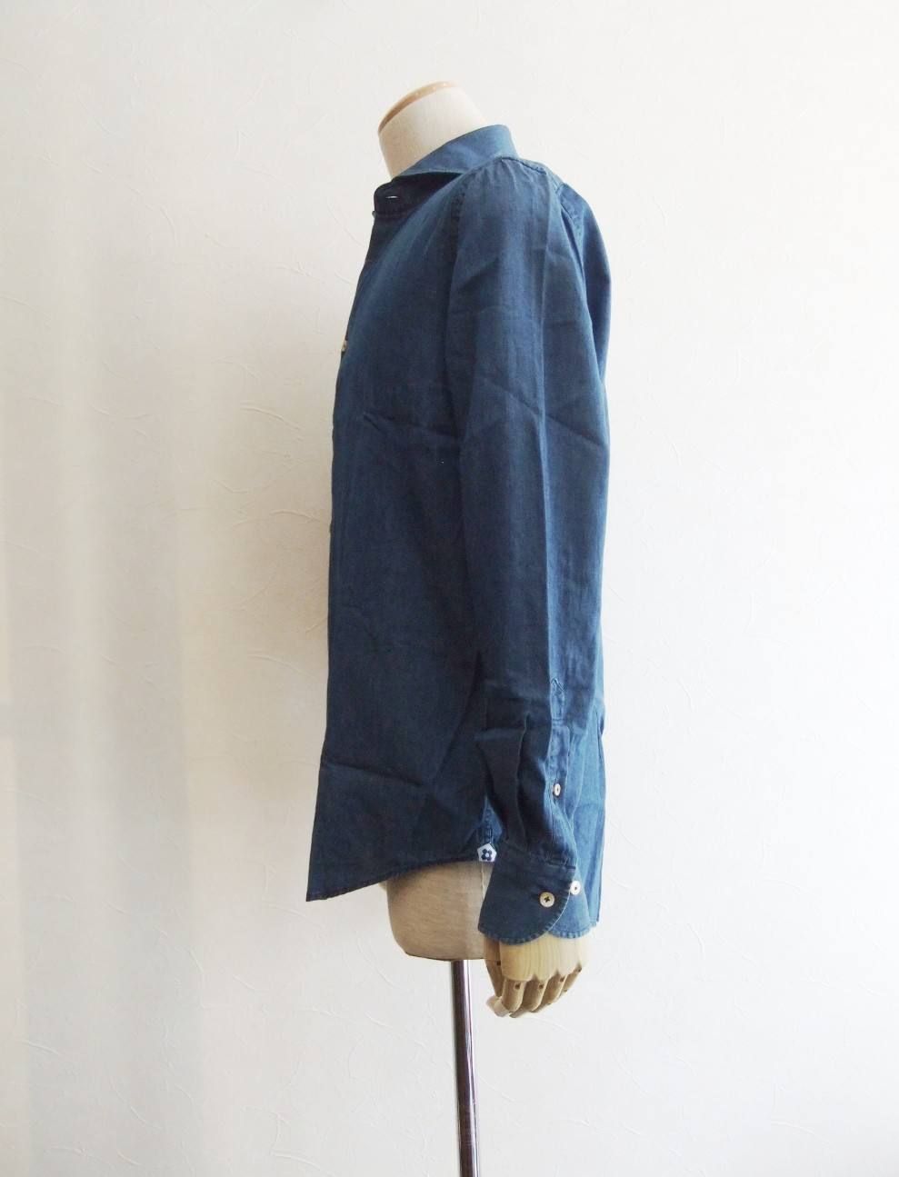 LARDINI (ラルディーニ) コットン ダンガリー シャツ