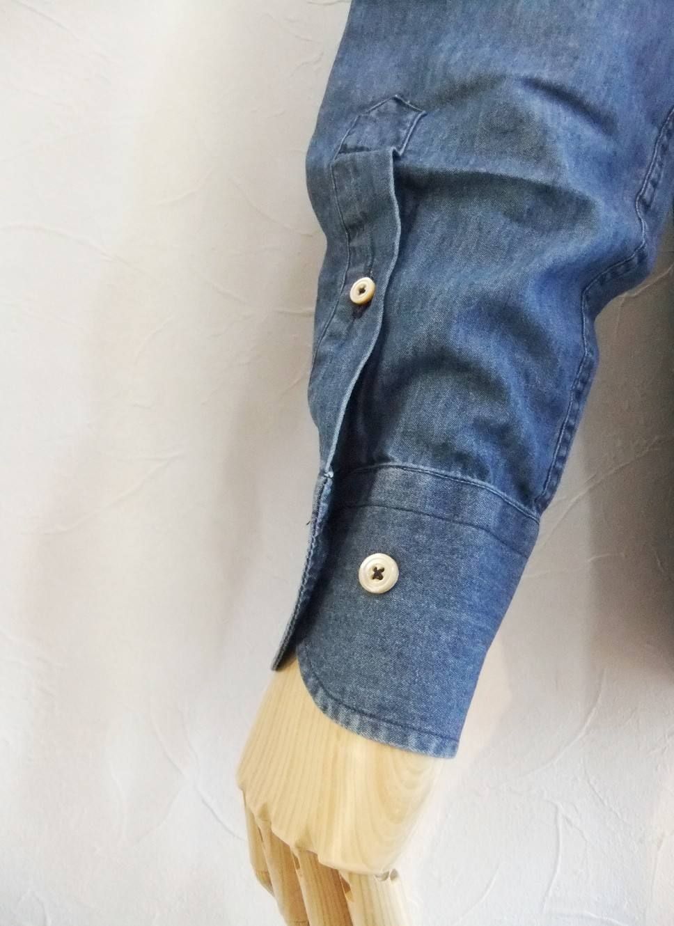LARDINI (ラルディーニ) コットン ダンガリー シャツ