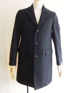 LARDINI (ラルディーニ) ウール カシミヤ シングル チェスター コート