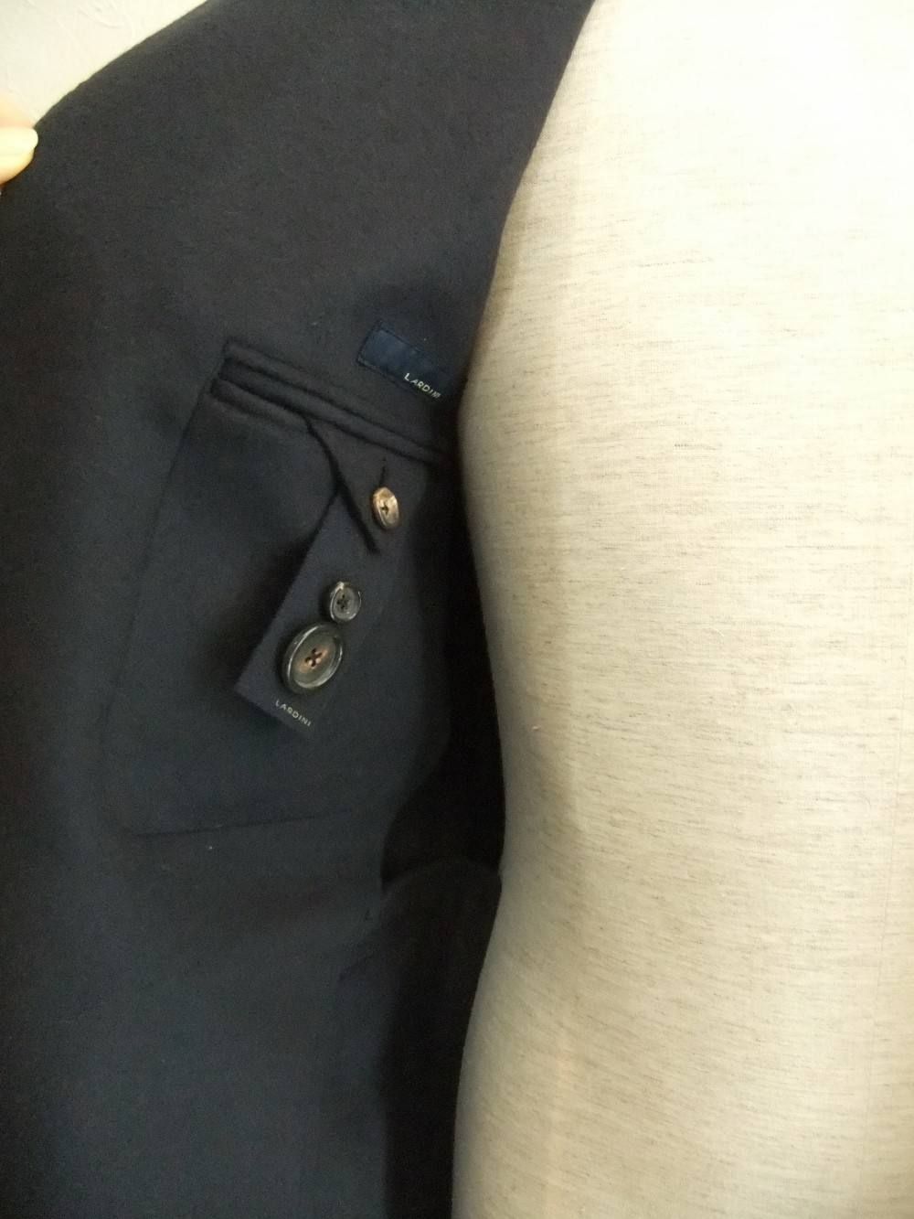 LARDINI (ラルディーニ) ウール カシミヤ シングル チェスター コート