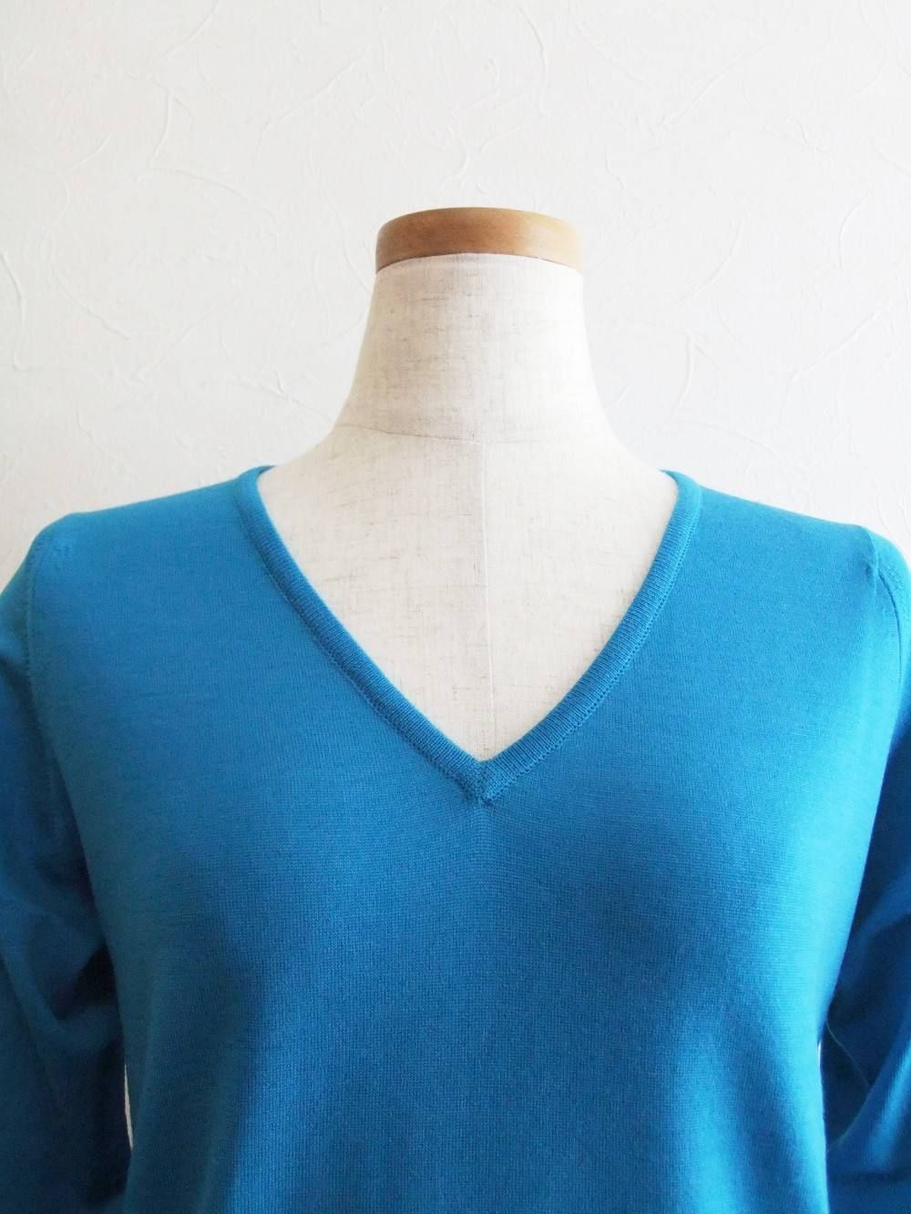 CARLY R/N SWEATER (NAVY)