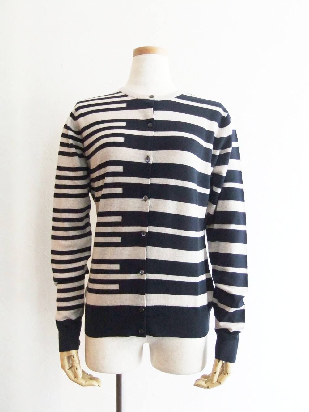 NEW BASIC C/N BORDER CARDIGAN (MID N)