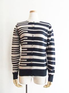 NEW BASIC C/N BORDER CARDIGAN (MID N)