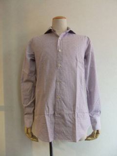 SIMONE THIN STRIPE AND DOT SHIRT ストライプ シャツ