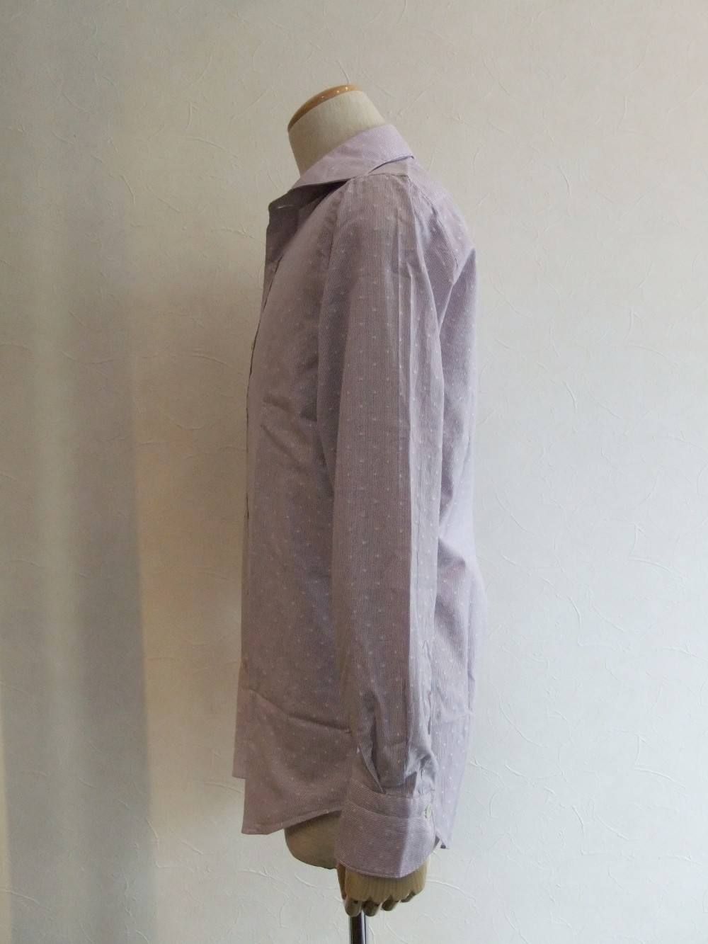 SIMONE THIN STRIPE AND DOT SHIRT ストライプ シャツ