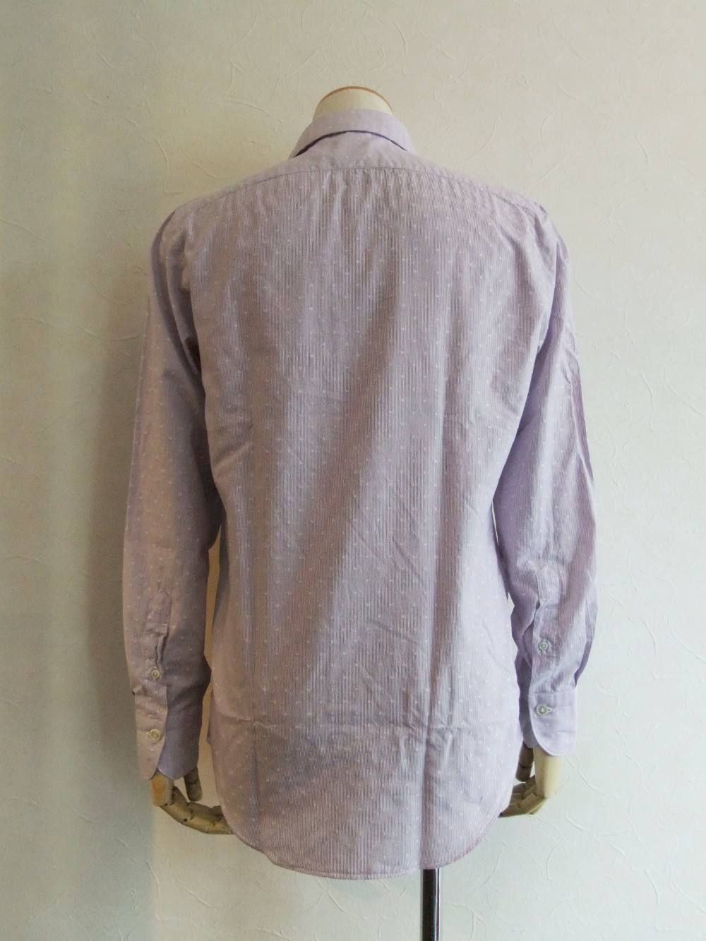 SIMONE THIN STRIPE AND DOT SHIRT ストライプ シャツ