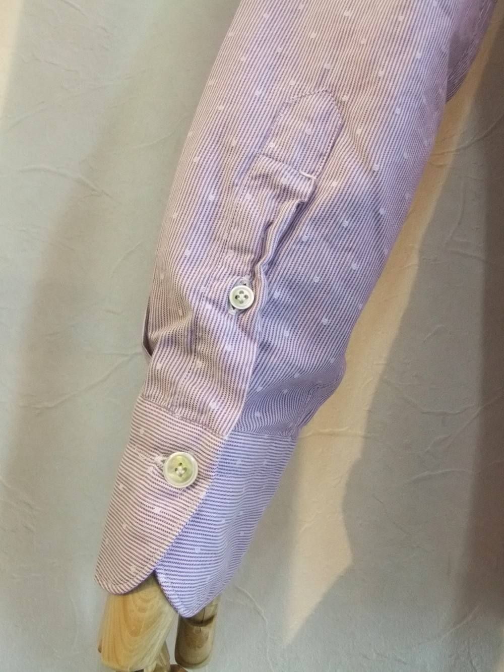 SIMONE THIN STRIPE AND DOT SHIRT ストライプ シャツ