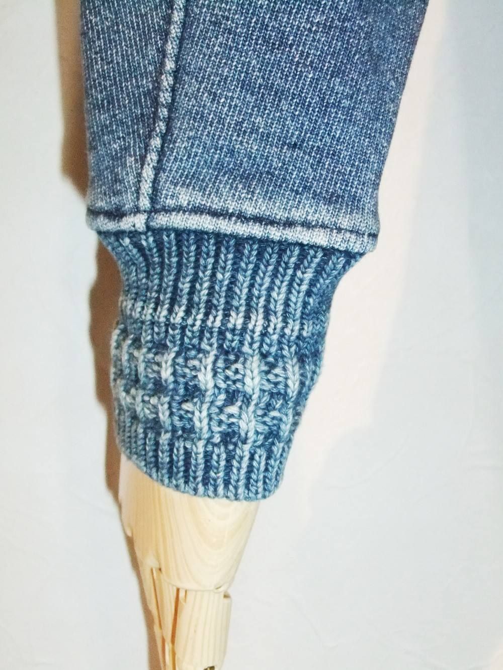 INDIGO ZIP UP HOODIE