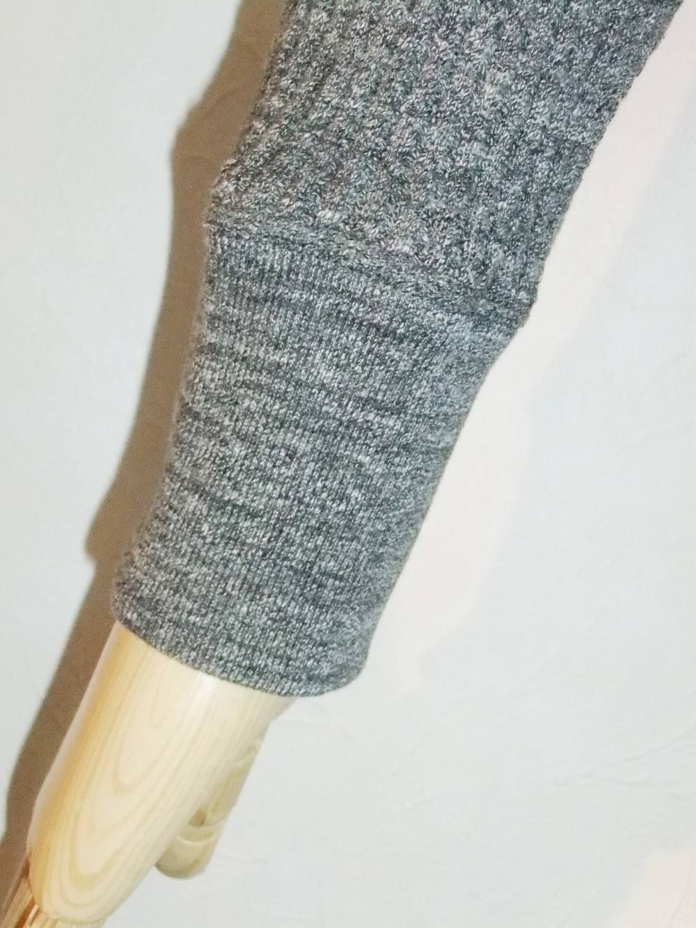 WAFFLE CREW NECK SWEAT (C.GY)