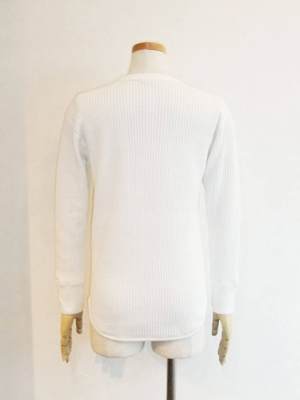 WAFFLE CREW NECK SWEAT (WH)