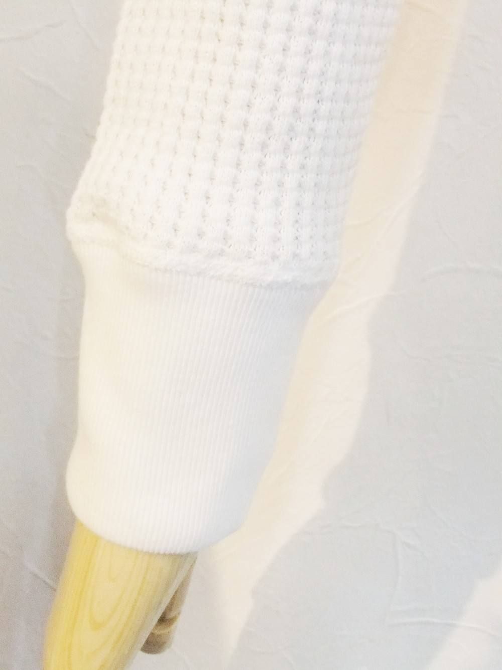 WAFFLE CREW NECK SWEAT (WH)