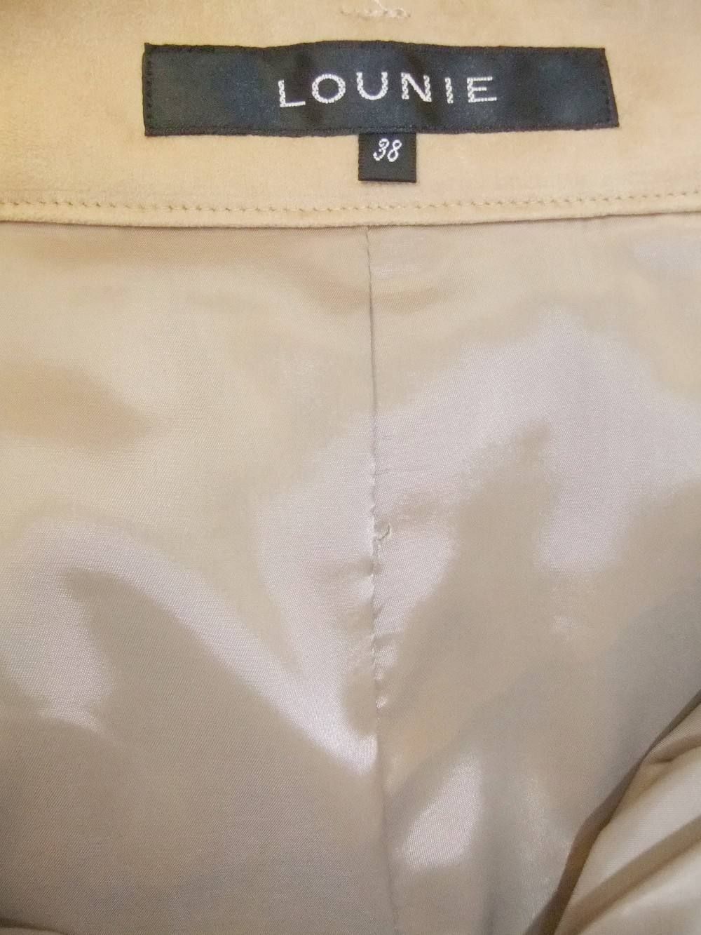フェイクスウェードガウチョパンツ