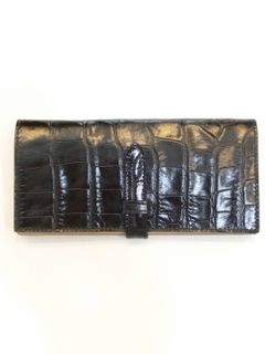 ELONGATED WALLET WITH TAB