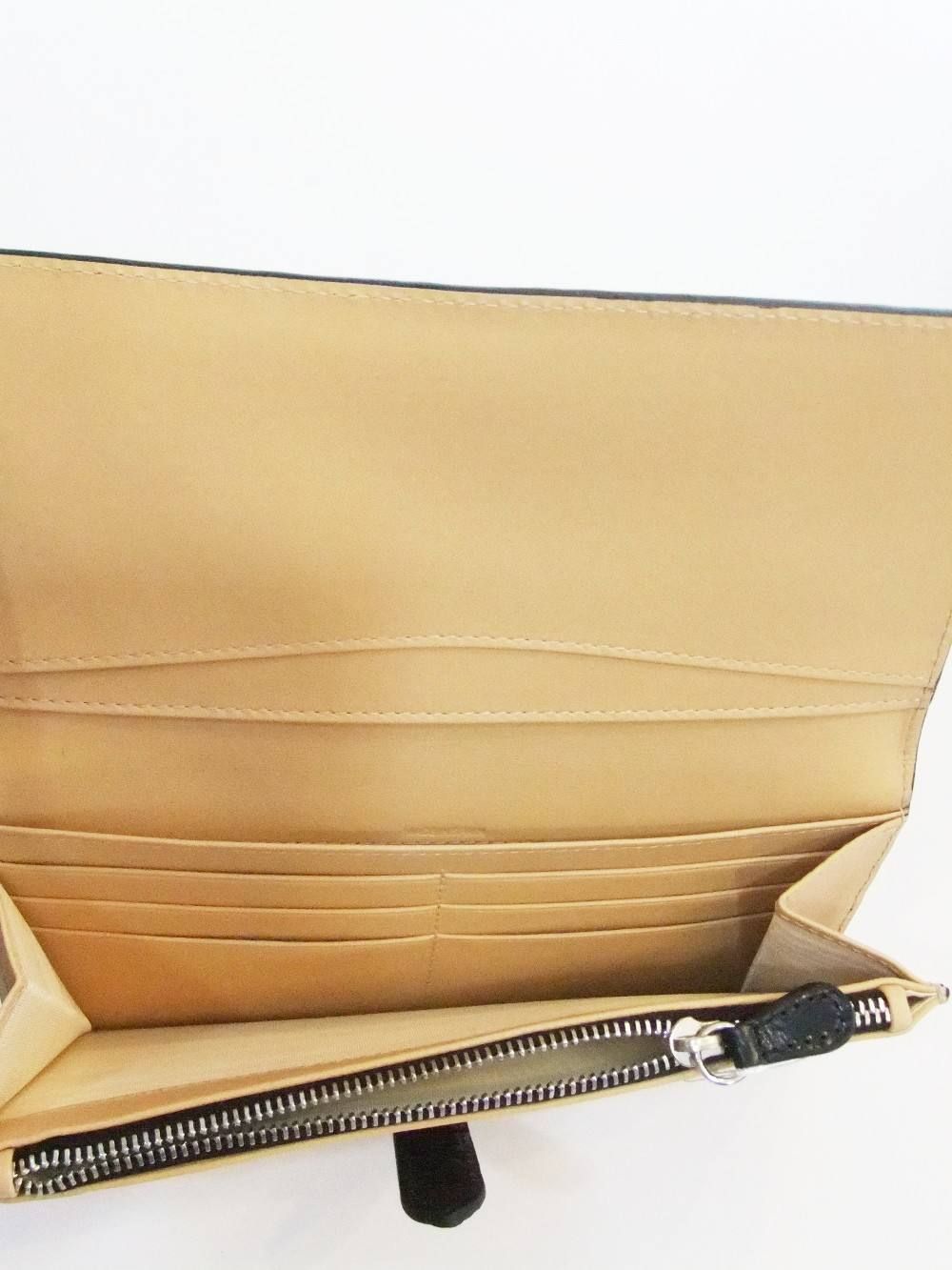 ELONGATED WALLET WITH TAB