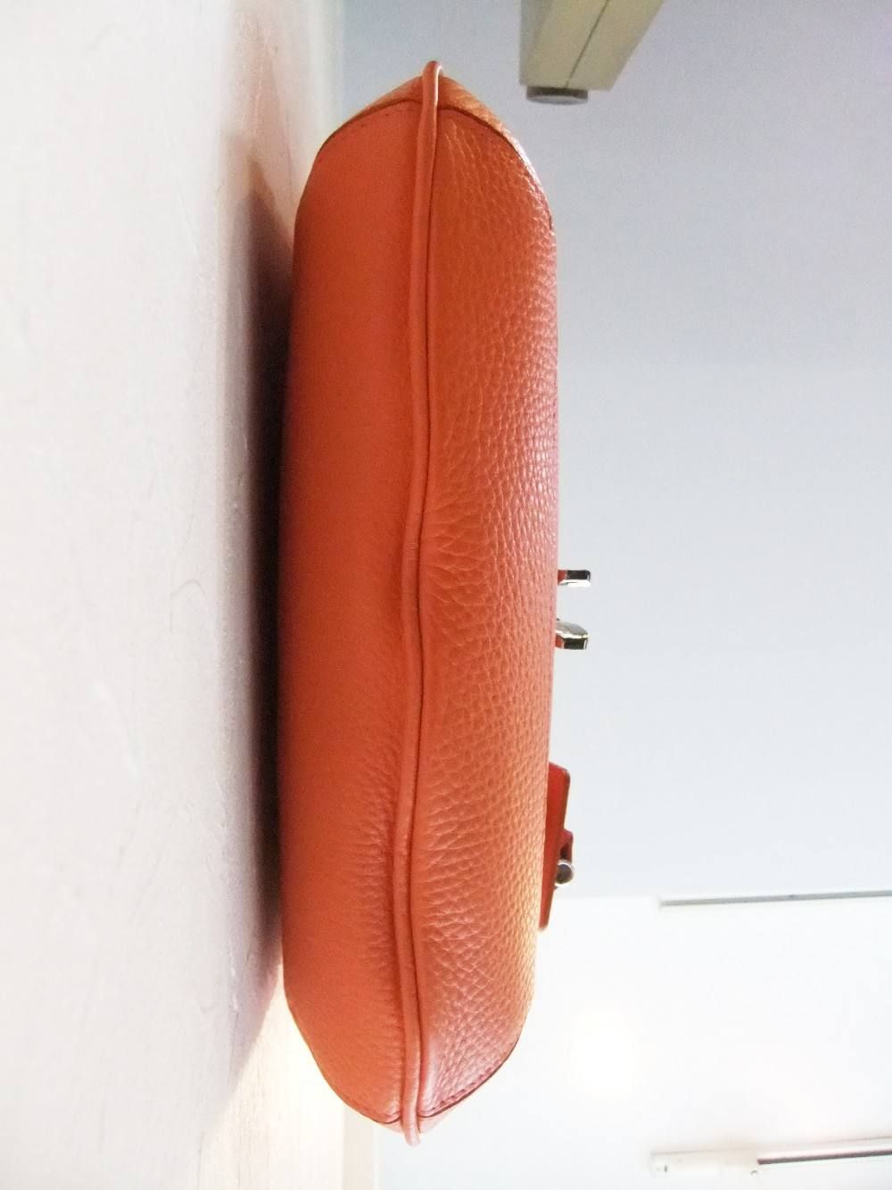 レザーミニ被せショルダーバッグ