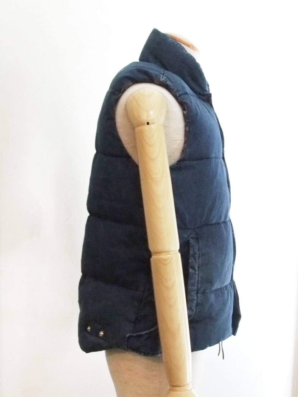 DENIM DOWN VEST