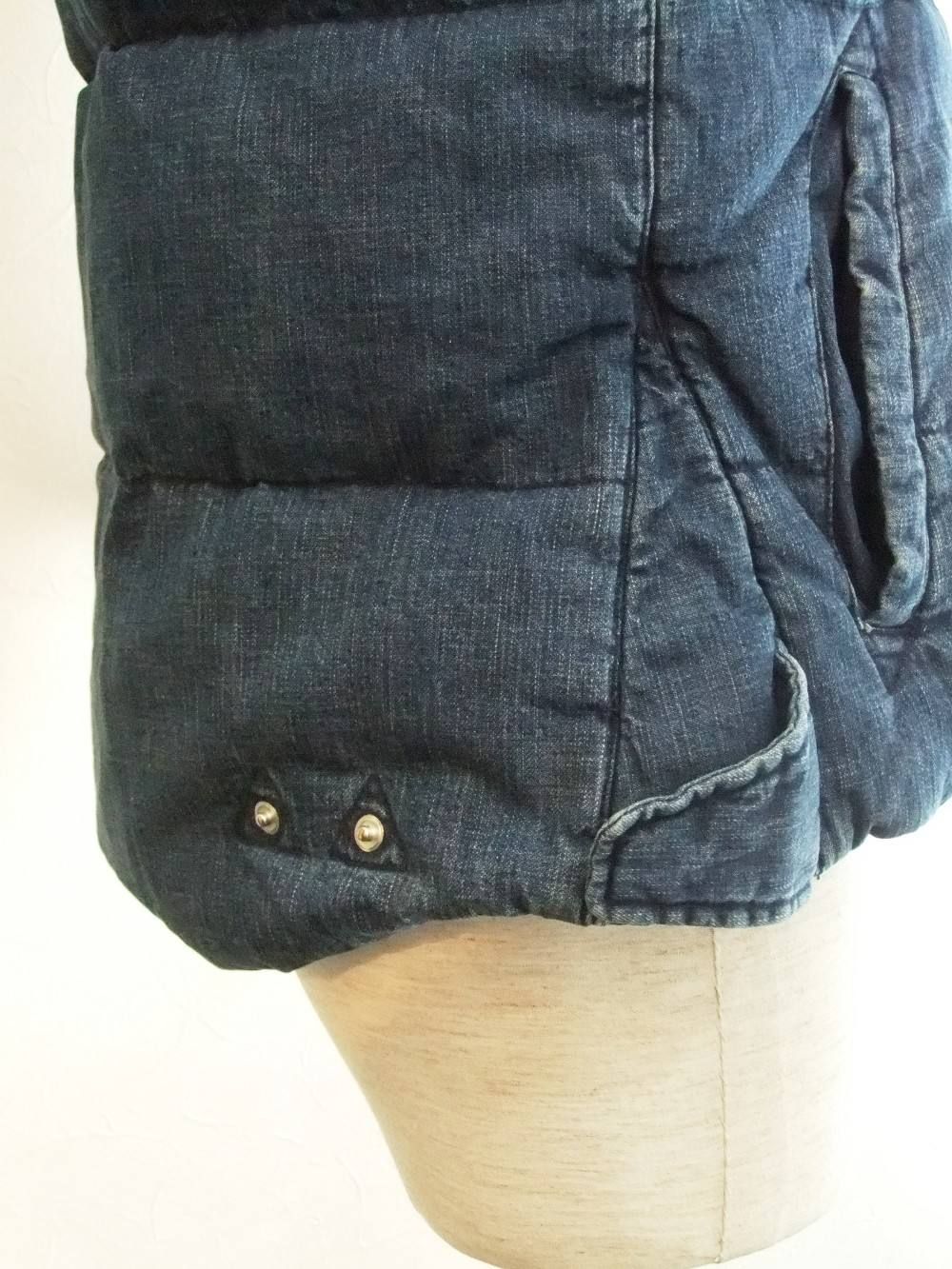 DENIM DOWN VEST