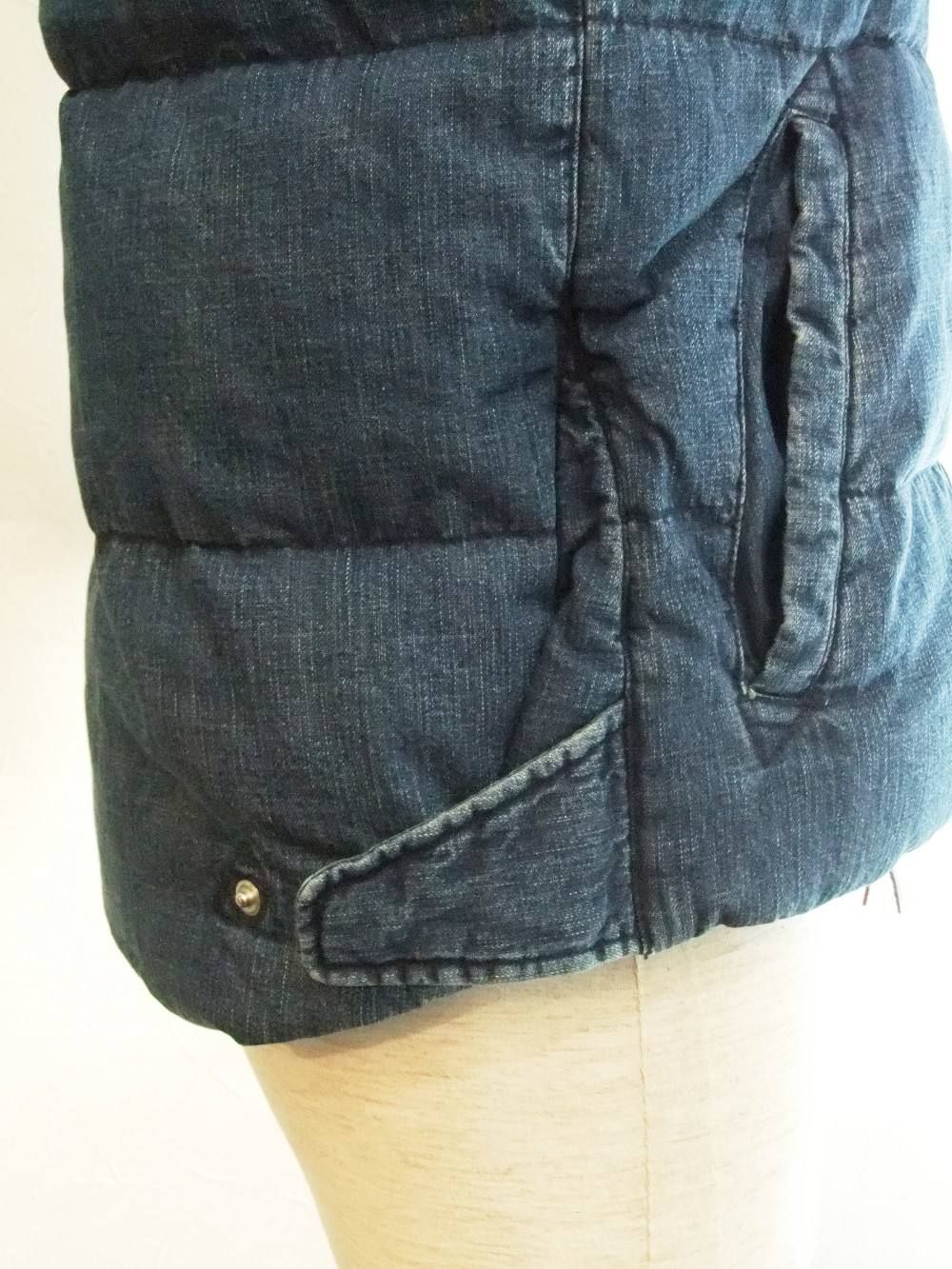 DENIM DOWN VEST