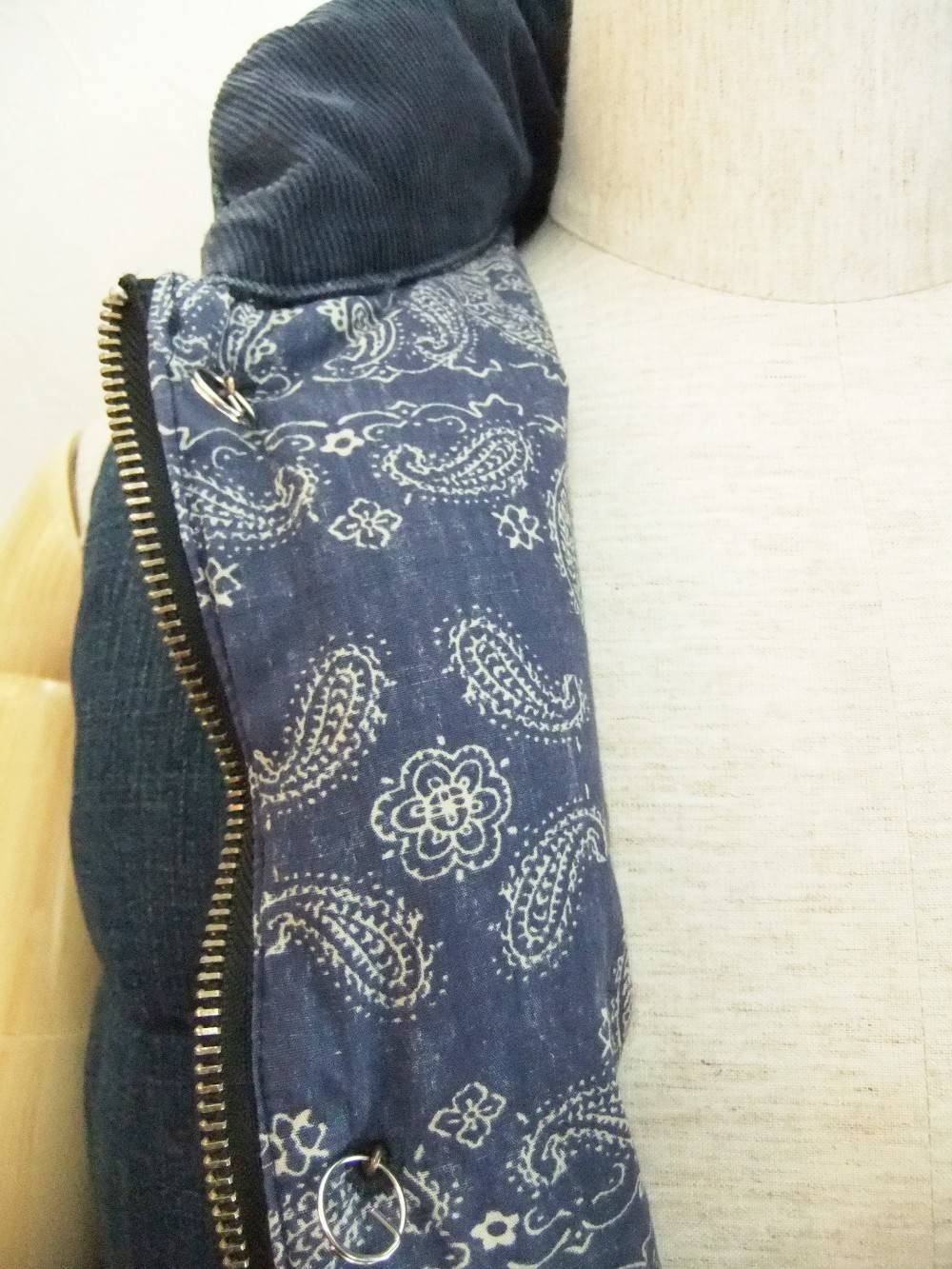 DENIM DOWN VEST