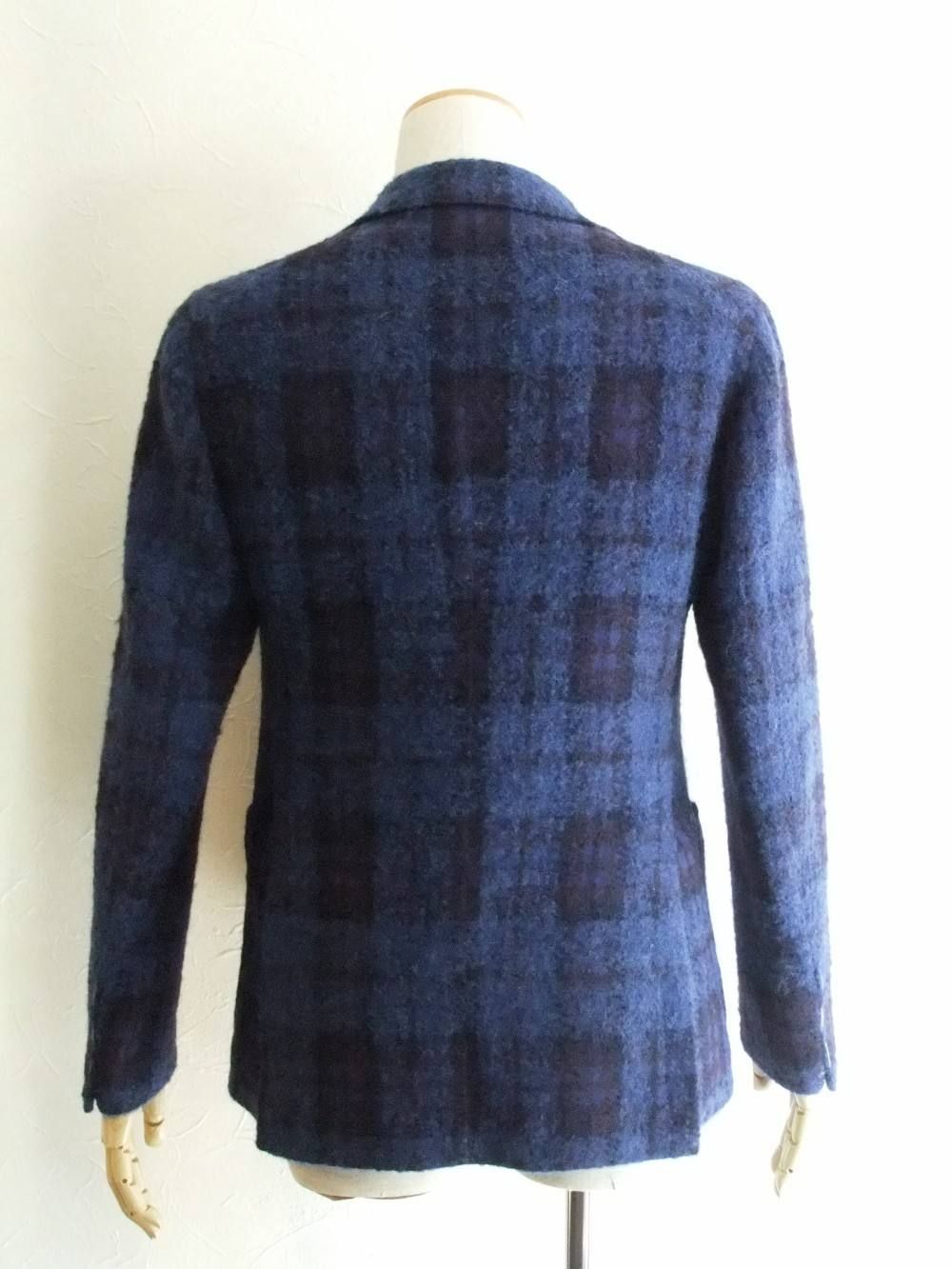 WOOL MOHAIR ALPACA SINGLE JACKET   MT22K-56QIT121