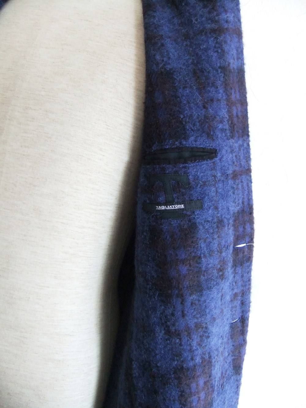 WOOL MOHAIR ALPACA SINGLE JACKET   MT22K-56QIT121