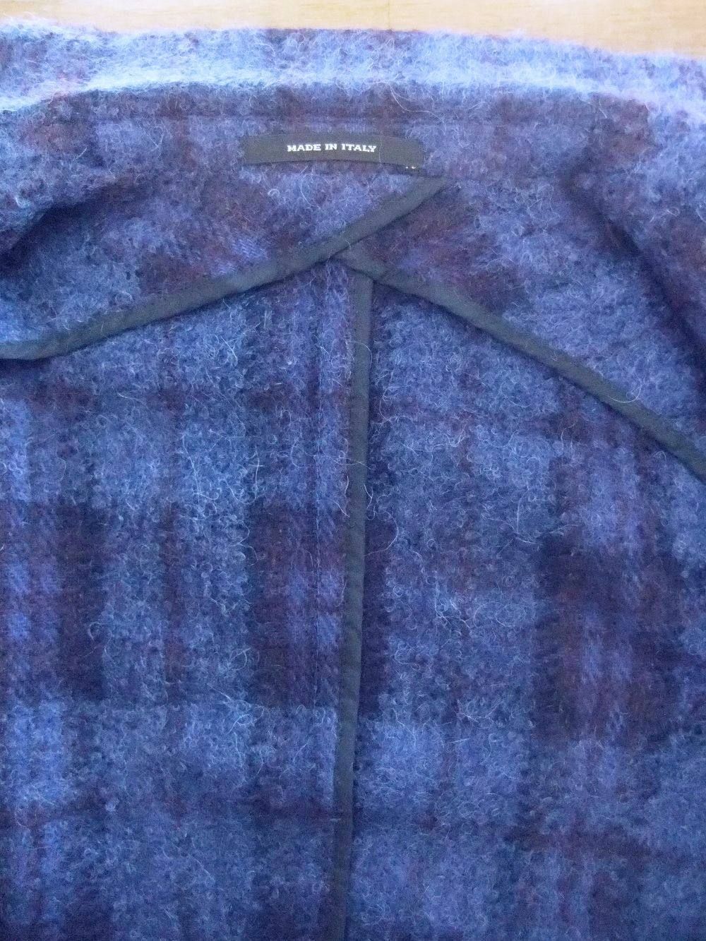 WOOL MOHAIR ALPACA SINGLE JACKET   MT22K-56QIT121
