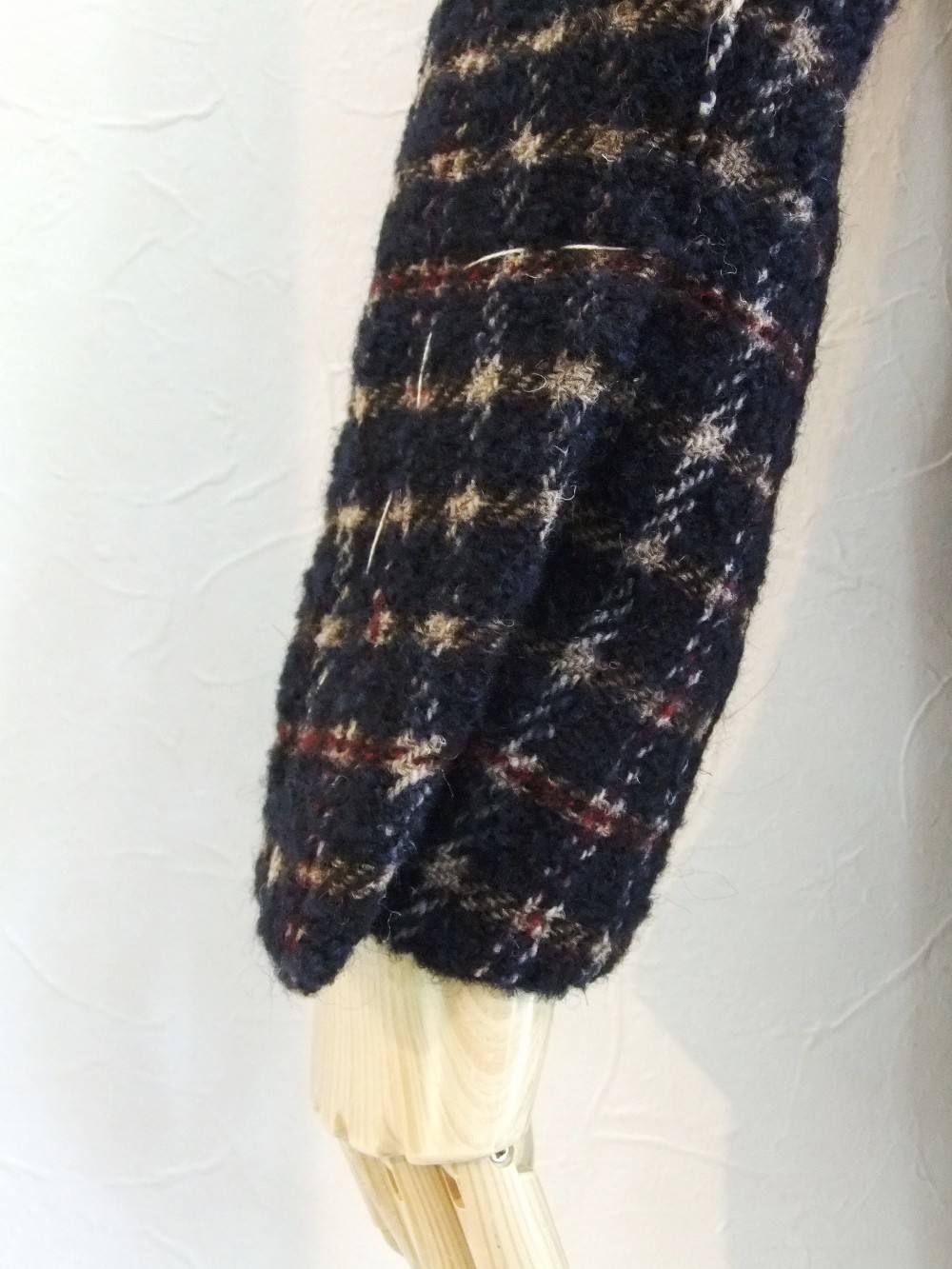 LARDINI (ラルディーニ) チェック シングル チェスター コート