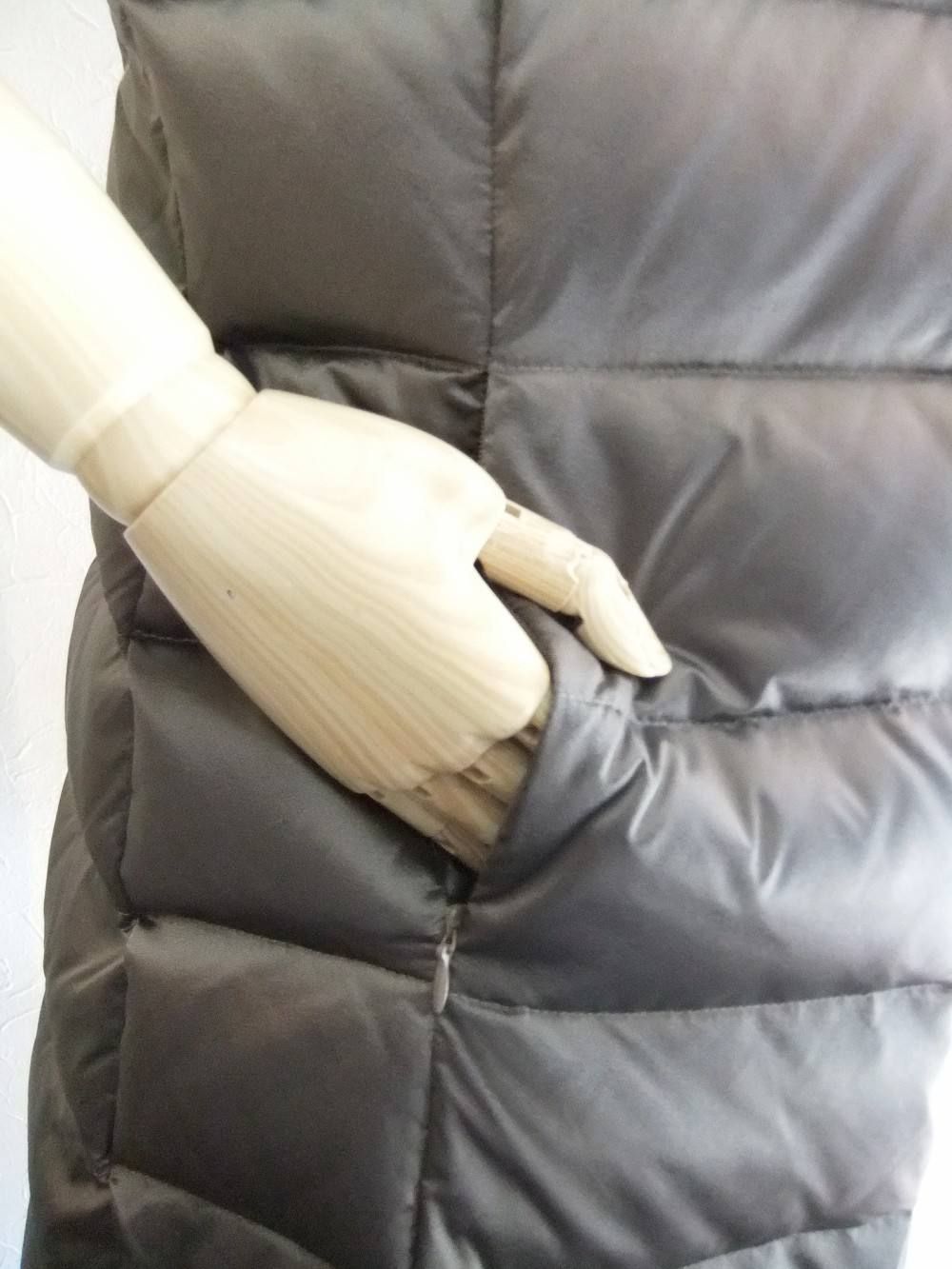 MARBLED PADDED DOWN COAT