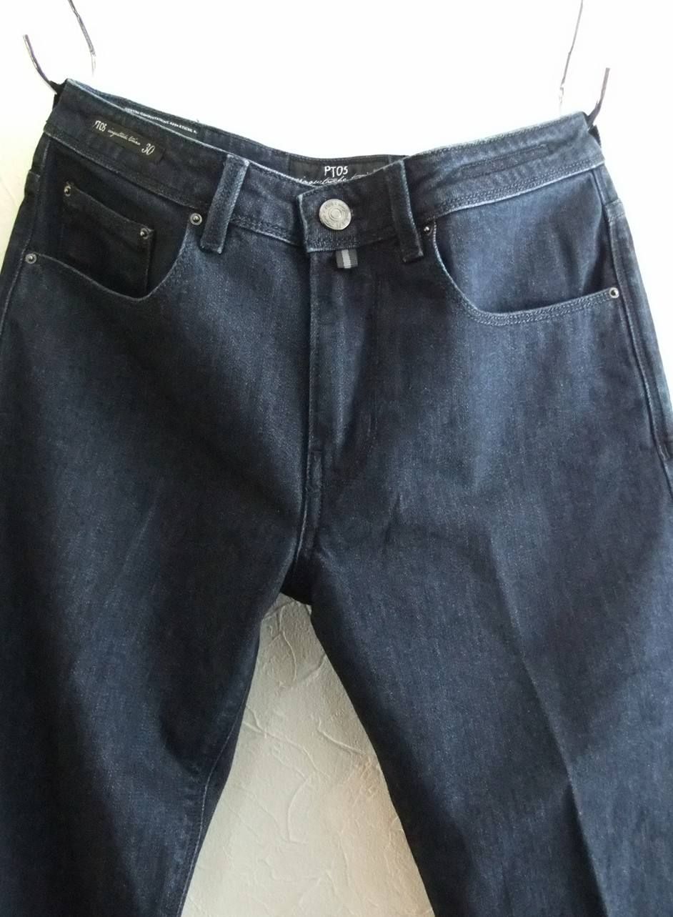 EXCLUSIVE COLOUR DOTS INSIDE PRINTED STRETCH DENIM(ストレッチデニム)