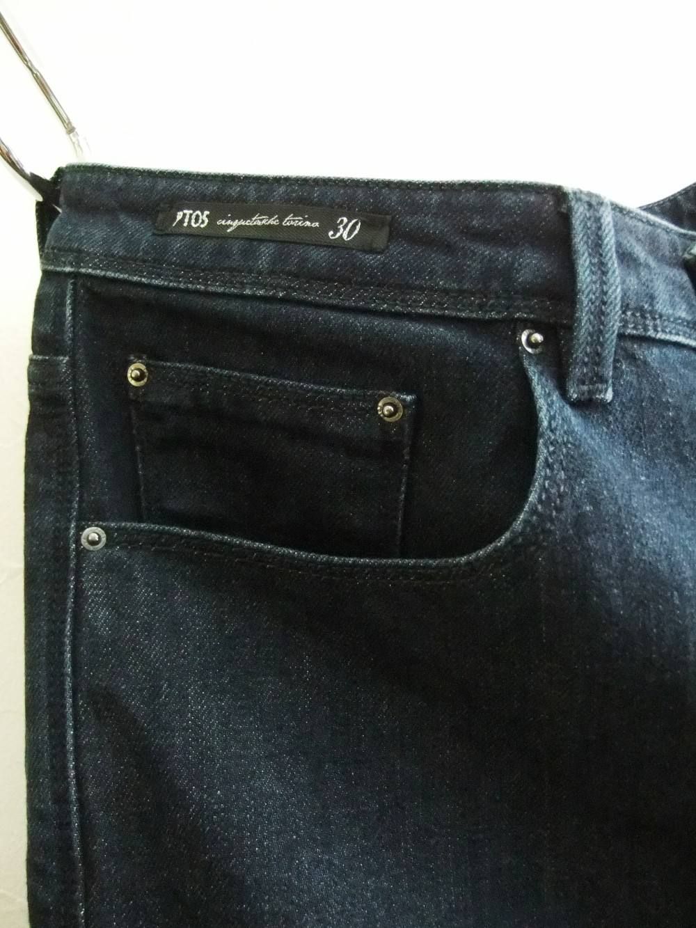 EXCLUSIVE COLOUR DOTS INSIDE PRINTED STRETCH DENIM(ストレッチデニム)